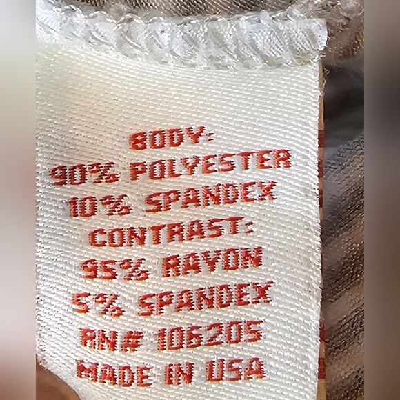 Sundance Size Small Creative Type Floral Mesh Overlay Stripe Top Stretchy Boho - Picture 12 of 12